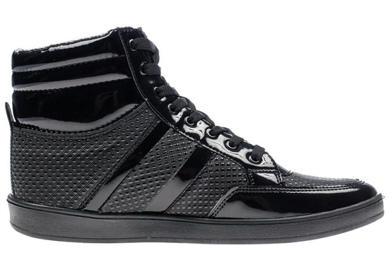 Teniși înalți pentru bărbat negri Bolf 701