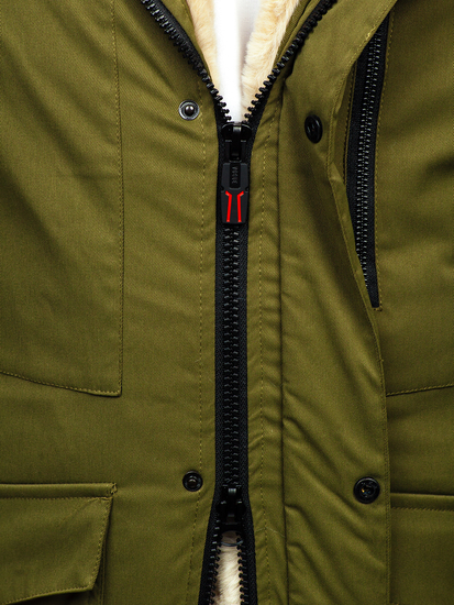 Geacă de iarnă parka kaki Bolf 22M37