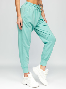 Pantaloni de training verde-menta dame Bolf 0011