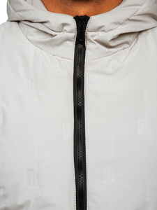 Geacă bej cu glugă Bolf 5M3116