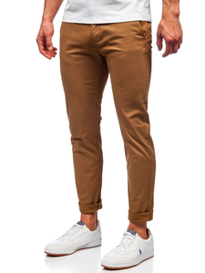 Pantaloni camel chinos Bolf 1146