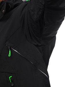Geacă ski bărbați neagră-verde Bolf 1910