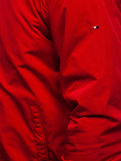 Geacă roșie bărbați Bolf WX031A