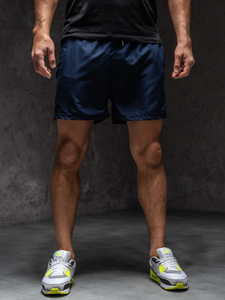 Pantaloni scurți de baie bleumarin Bolf XL020A1