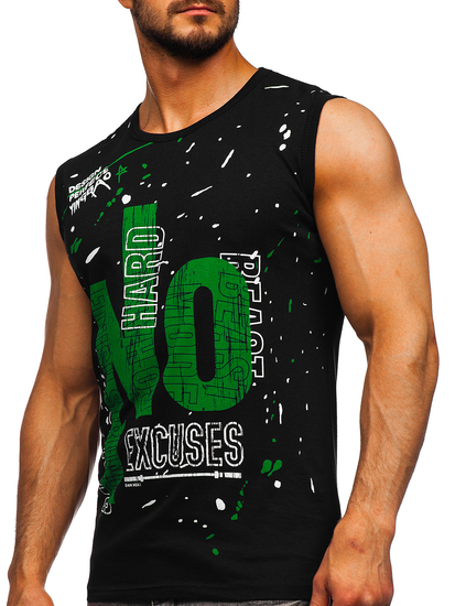 Maiou negru cu imprimeu Bolf 14825