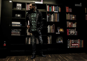 Teniși înalți pentru bărbat negri Bolf 701