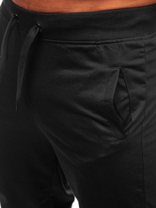 Pantaloni scurți de trening negri Bolf K10002