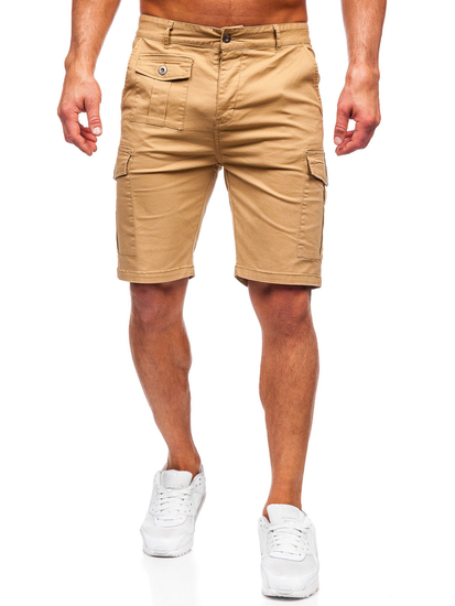 Pantaloni scurți cargo camel Bolf MP0188K