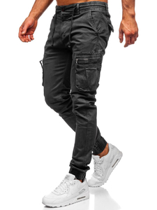 Pantaloni cargo joggers grafit Bolf 8983