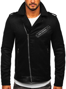 Geacă neagră Bolf 79M15501