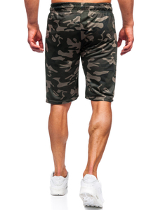 Pantaloni scurti de trening army verde-inchis Bolf JX873