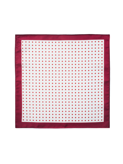 Batistă alb-bordo Bolf PO15