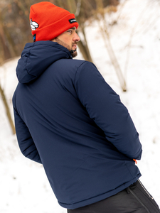 Geacă de iarnă sport bleumarin Bolf HH011