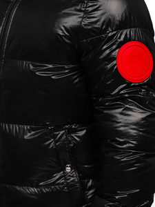 Geaca de iarna matlasata neagra pentru barbati Bolf 99311