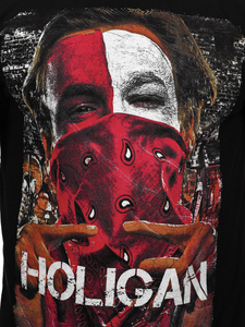 Tricou din bumbac cu imprimeu negru Bolf CMR18