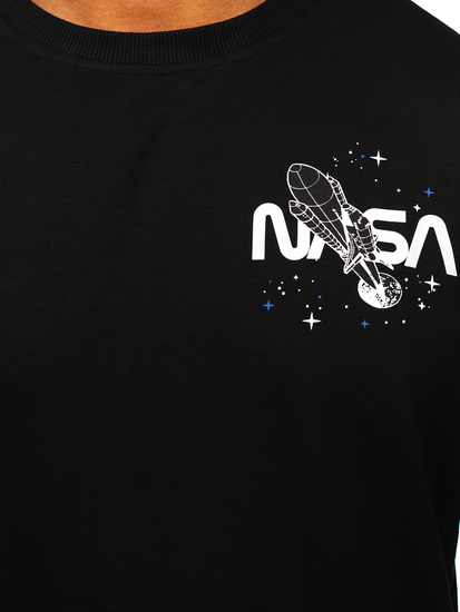 Bluză cu imprimeu negru Bolf 6476