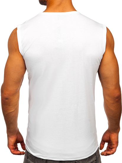 Maiou alb cu imprimeu Bolf 14811