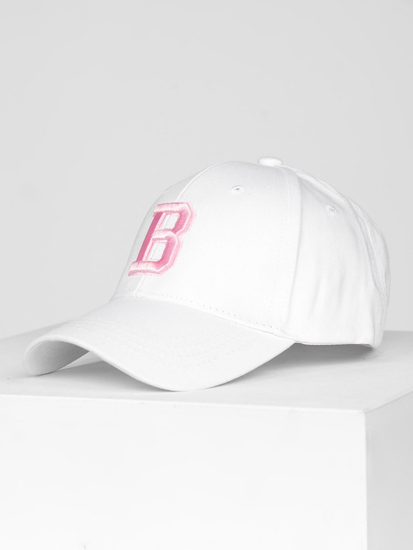 Șapcă cu cozoroc albă Bolf CZ06