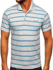 Tricou polo gri Bolf 14954