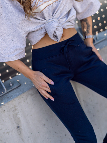 Pantaloni de trening dame bleumarin Bolf CK-01