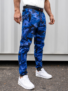 Pantaloni de trening army-bleumarin Bolf KZ15A