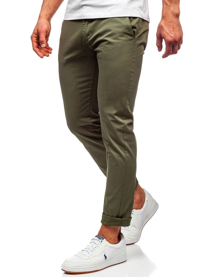 Pantaloni verde chinos Bolf 1146