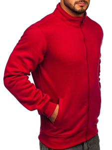 Bluză bordo cu fermoar Bolf B2002