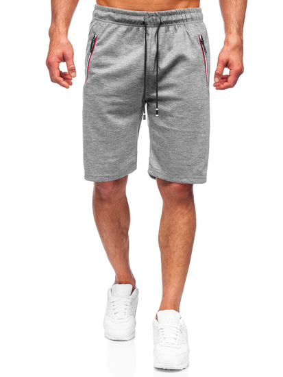 Pantaloni scurți de trening gri bărbați Bolf JX131