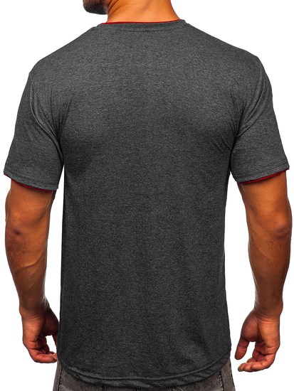 Tricou gri-antracit Bolf 14316
