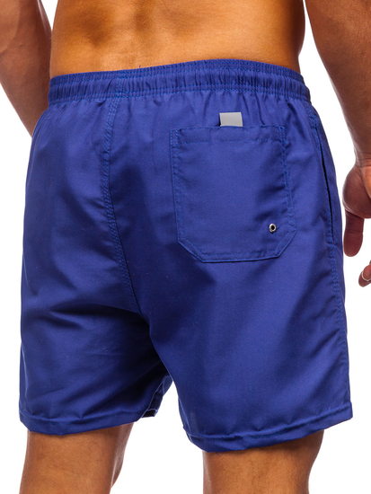 Pantaloni scurți de baie albastru-cobalt Bolf YW02001