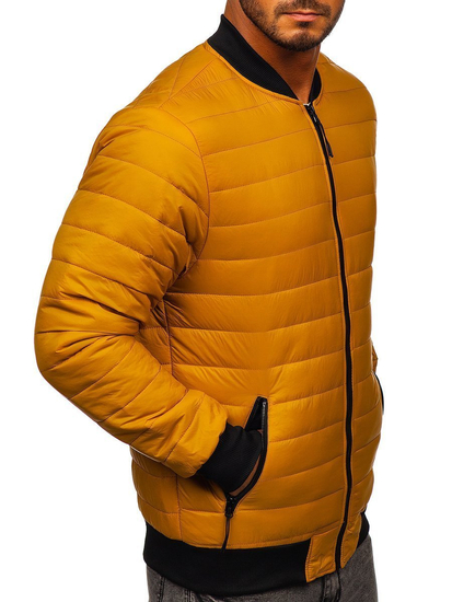 Geacă matlasată bomber camel Bolf MY-02