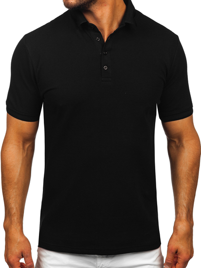 Tricou polo negru Bolf 2004