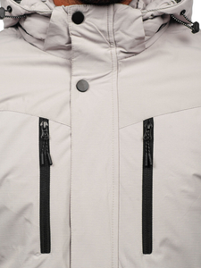 Geacă de iarnă gri Bolf 22M320