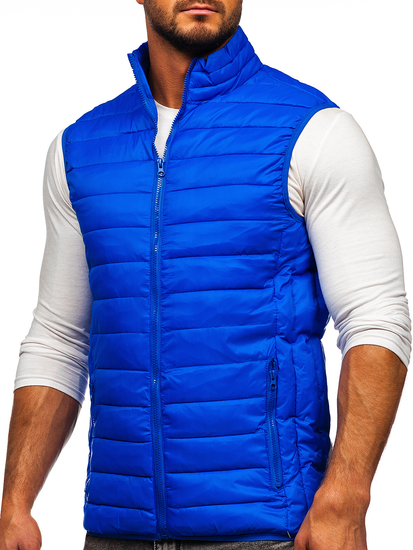 Vestă matlasata bărbati albastră Bolf LY32