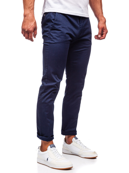 Pantaloni chinos bleumarin Bolf KA6807-11