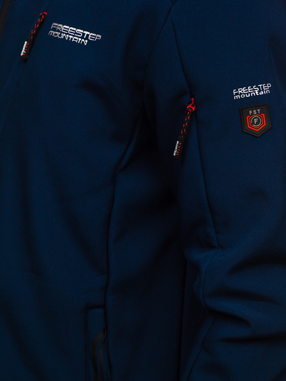 Jachetă Softshell pentru bărbați, albastru, Bolf BK122