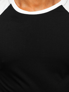 Tricou alb-negru Bolf 8T82