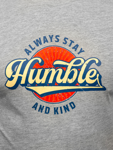 Tricou bărbătesc din bumbac gri cu imprimeu Bolf MPO3531