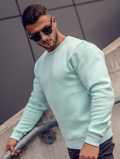 Bluză groasă verde-deschis Bolf 2001A