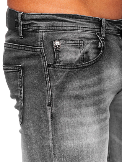 Blugi negri regular fit Bolf MP019G