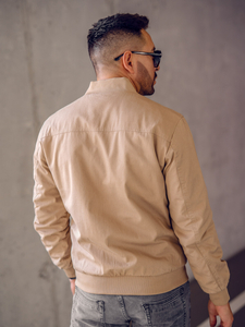 Jachetă bomber tranzițională reversibilă camel pentru bărbați Bolf 84M3005A