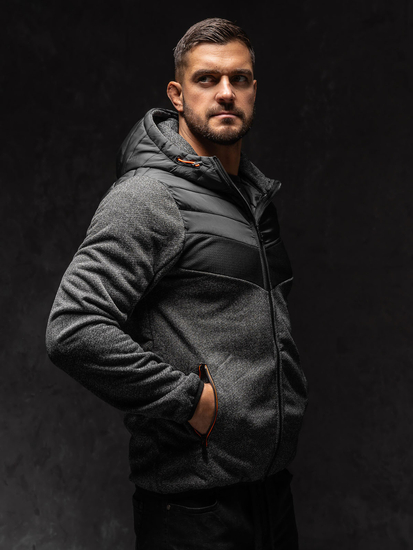 Geacă negru-portocaliu Bolf BKS2153