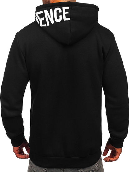 Hanorac negru cu imprimeu  Bolf 147050