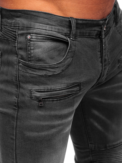 Pantaloni de blugi pentru bărbați, grafit, cu ajustare normală, Bolf MP0029G