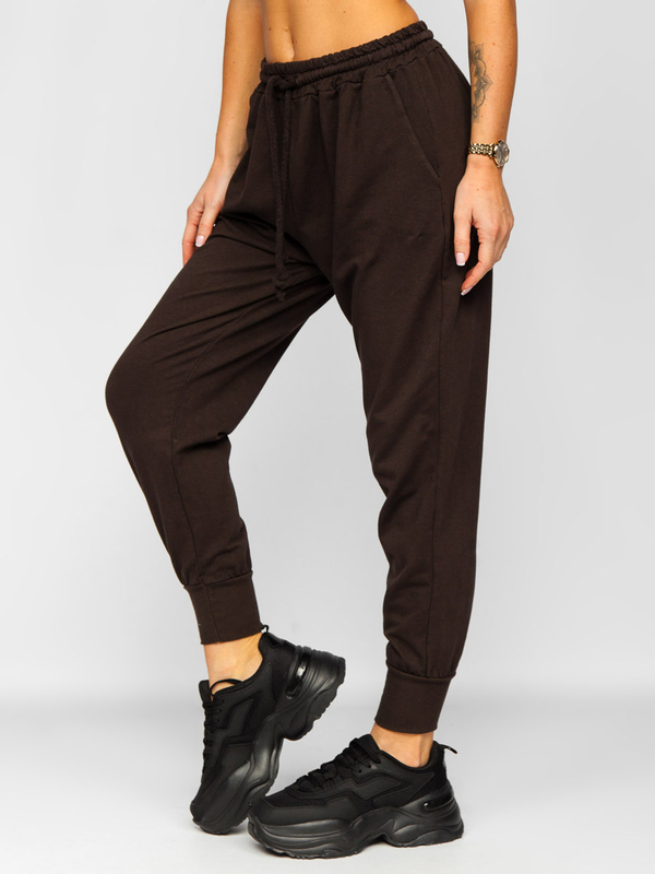 Pantaloni de trening maro Bolf 0011