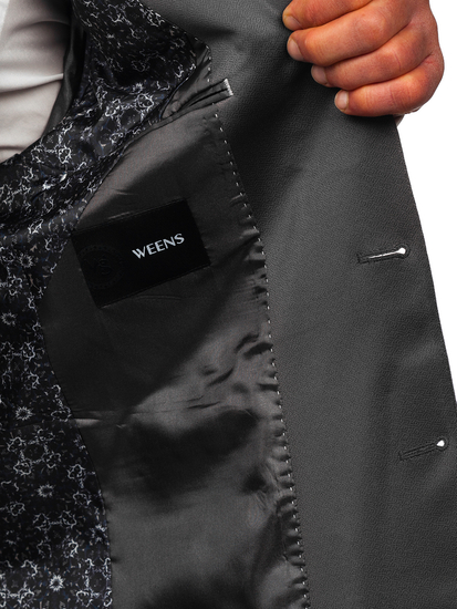 Jachetă elegantă gri pentru bărbați Bolf 022