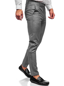 Pantaloni chinos gri Bolf 0016