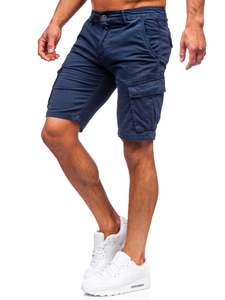 Pantaloni scurți cargo bleumarin Bolf YF2222
