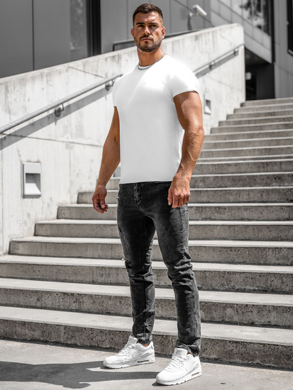 Blugi regular fit negri Bolf K10009-2