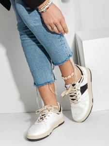 Beżowe buty damskie sportowe Denley 23